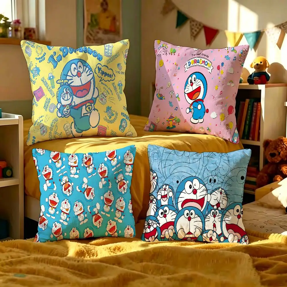 

Funny D-Doraemon Cartoon Cushion Cover Decorative Pillow Sofa Home Decor Case Pillow Cases