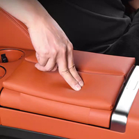 Car Armrest Box Raised Mats Protective Cover Relieves Fatigue Leather Pad For Lixiang L7 L8 L9 2022 2023 2024 Interior Accessori