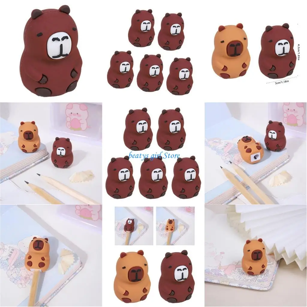 

C7AB 5 шт. точилка для карандашей с героями мультфильмов маленькая точилка для различных деревянных карандашей