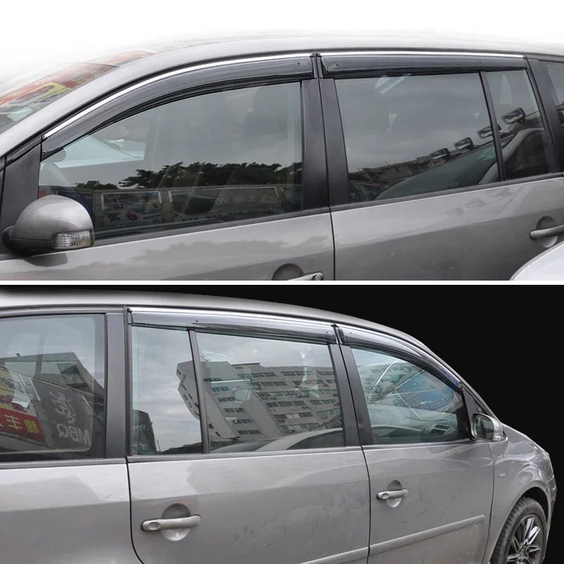 High Quality Door Window Deflector For Volkswagen Touran 2004-2015 Window Rain Guards Weather Shields Sun Shade