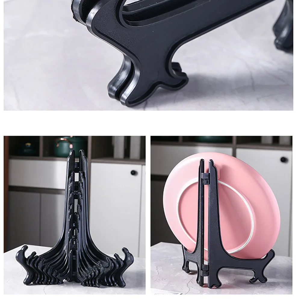 Plastic Acrylic Easels or Stand/Plate Holders to Display Pictures or Other Items at Weddings, Home Decoration, Birthdays, Tables