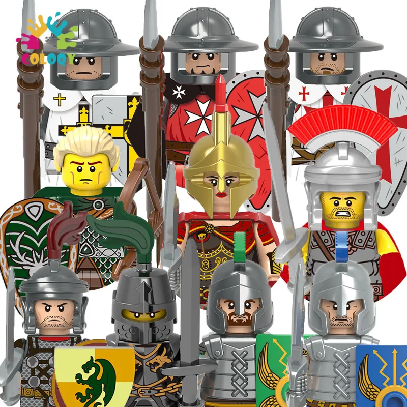 

Kids Toys Roman Knights Building Blocks Spartacus Centurion Soldiers Mini Action Figures Toys For Kids Christmas Gifts