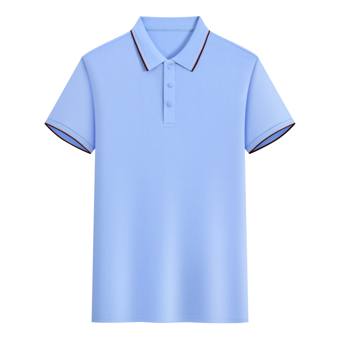 

Quick Dry Men's Sports Polo Shirt Golf wear Summer Gym Fitness Training Clothing Comfortable Breathable Shirts