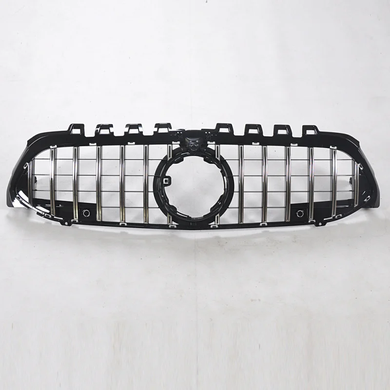 

High-end Version A-Class 2019 GT Diamonds Style Black Silver Chrome Front Bumper Front Grille for W177