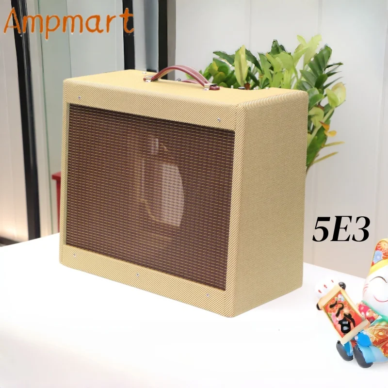 5E3 5F2 Retro Guitar Amplifier Cabinet Portable Vintage Guitar Speaker Box Home Use Guitar Audio Amplifier Cabinet view 4