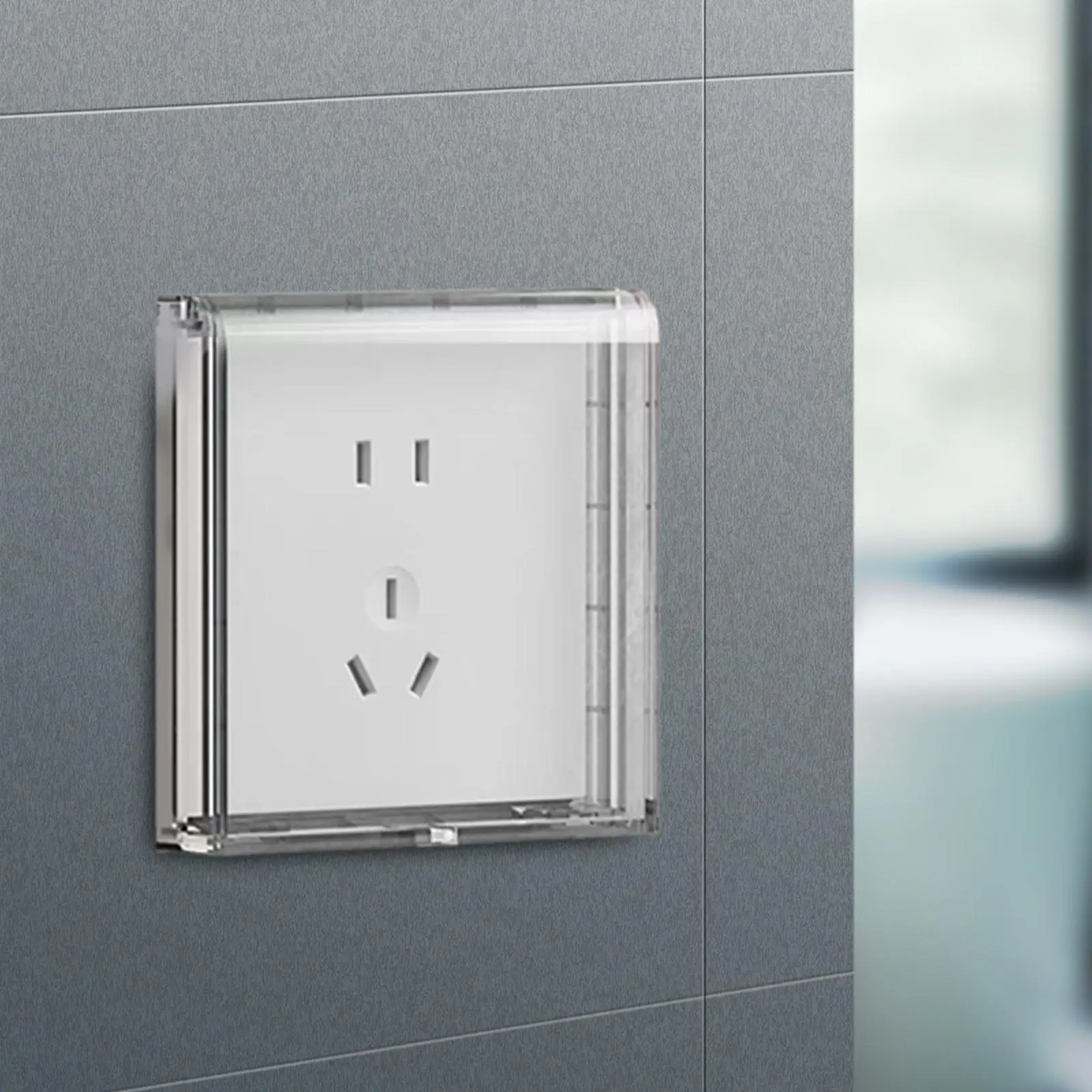 86 Type Switch Cover Protector Socket Waterproof Box Outlet Cover for Balcony Bathroom Courtyards Home Improvement Swimming Pool