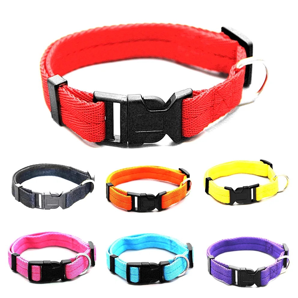 Dadugo dog collar nylon adjustable clip buckle dogs collars head collars size S/M/L/XL puppy large Dogs accessories dropshipping