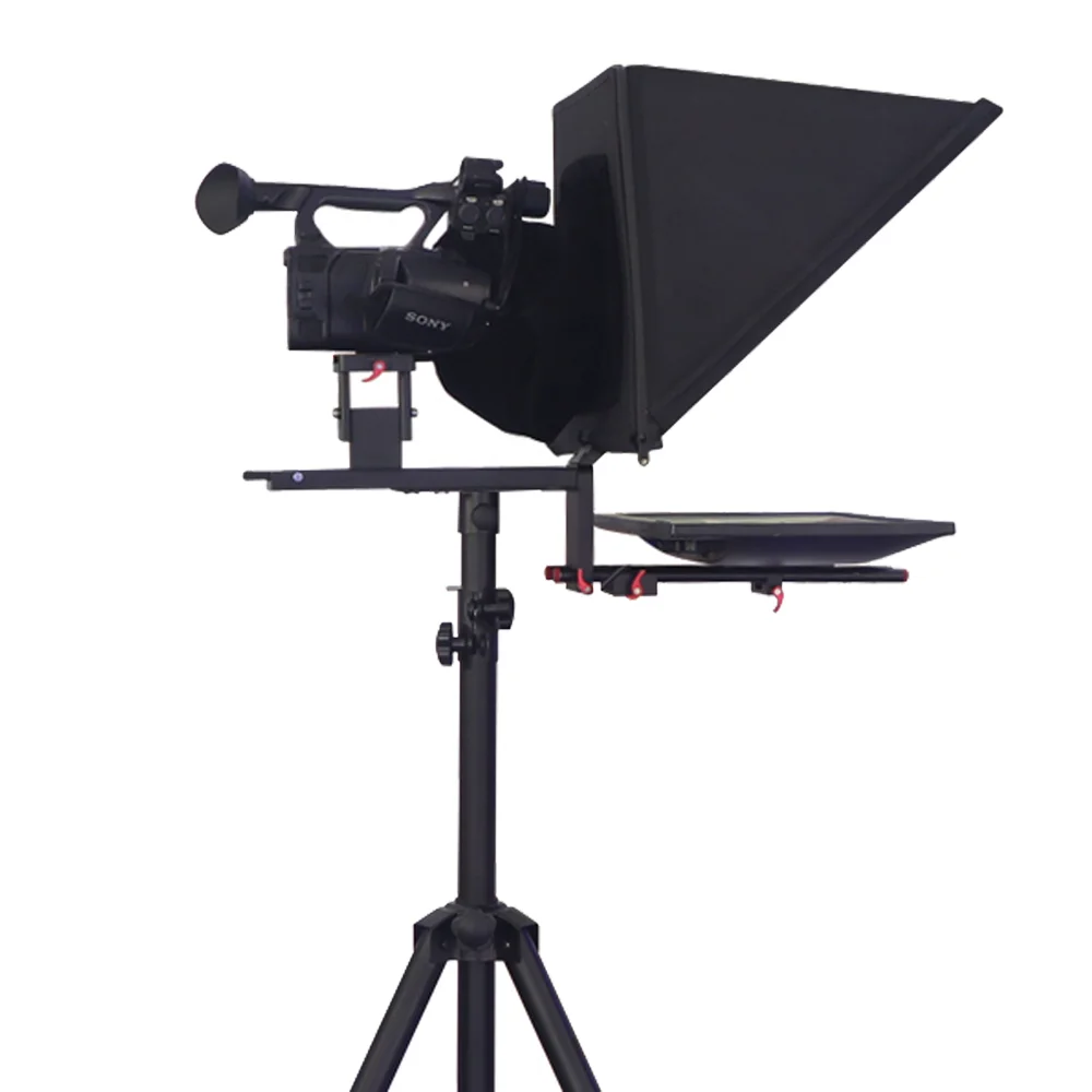 Tystvideo teleprompter 24นิ้วสตูดิโอ-ใช้สำหรับการแสดงสด