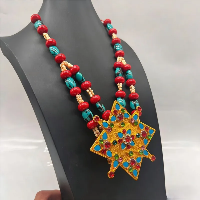 

Tibetan Accessories Ethnic Style Pendant, Nepal Gawu Box Necklace Tibetan Accessories