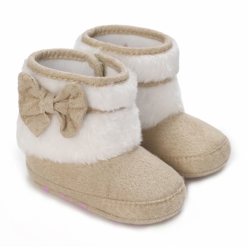 Newborn Girl Baby Boy Mini Wool Baby Short Boots And Slippers Soft Bedroom Shoes Anti Slip Ankle Boots Cotton Lining Baby