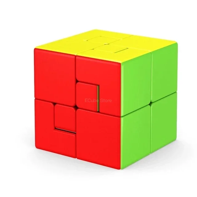 [ECube] MoYu MeiLong Cubos Mágicos 3x3x3 Fantoche Stickerless Cubing Quebra-cabeça de Sala de Aula 3x3 Fantoche 1 2 Brinquedo Educacional Profissional