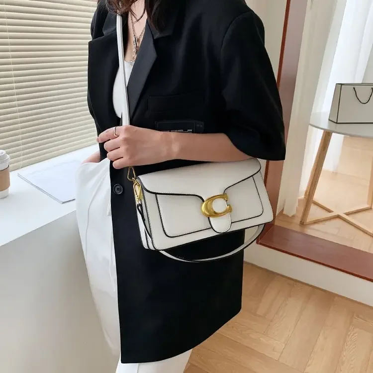 

2026 New Niche Bag Women's High-end Texture Solid Color Simple and Versatile Small Square Bag Commuter Shoulder Bag