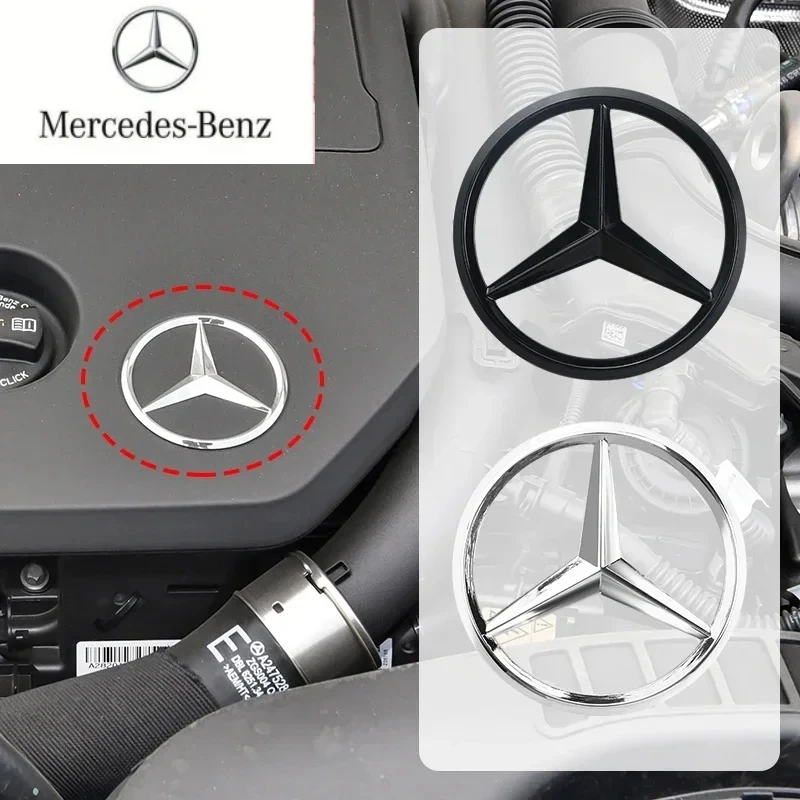 Car Engine logo Hood hood tag Engine Badge For Mercedes W220 W221 W117 W166 W176 W177 W204 W205 W212 W213 GLE CLA GLA GLC GL ML