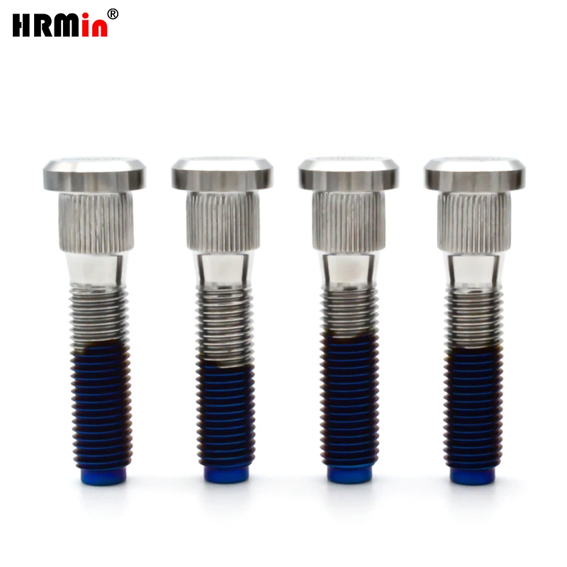 HRMin High quality Gr.5 Titanium Auto wheel stud titanium screw 16ps/20ps M12*1.25*55mm for Nissan,Subaru,Greatwall,Suzuki etc.