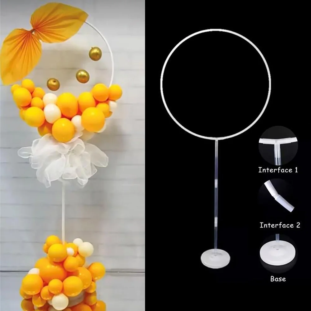 

Reusable Balloon St Holding Stick Round Base for DIY Party Decorations Weddings Birthday High Quality Plastic Lightweight