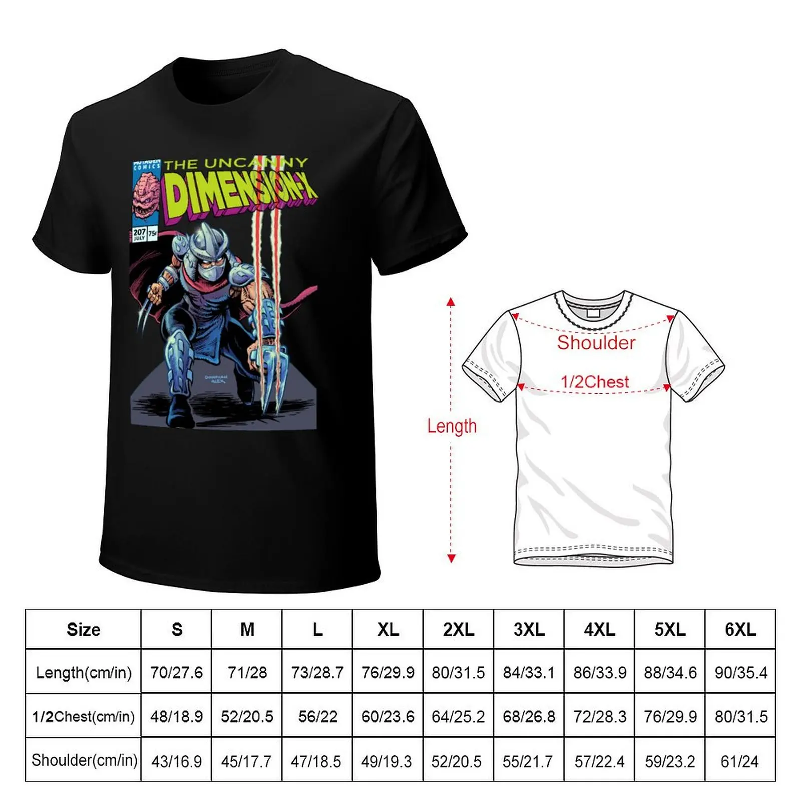 Uncanny Dimension X T-Shirt plus size tops anime clothes summer tops basketball graphic tees fruit of the loom mens t shirts image 6