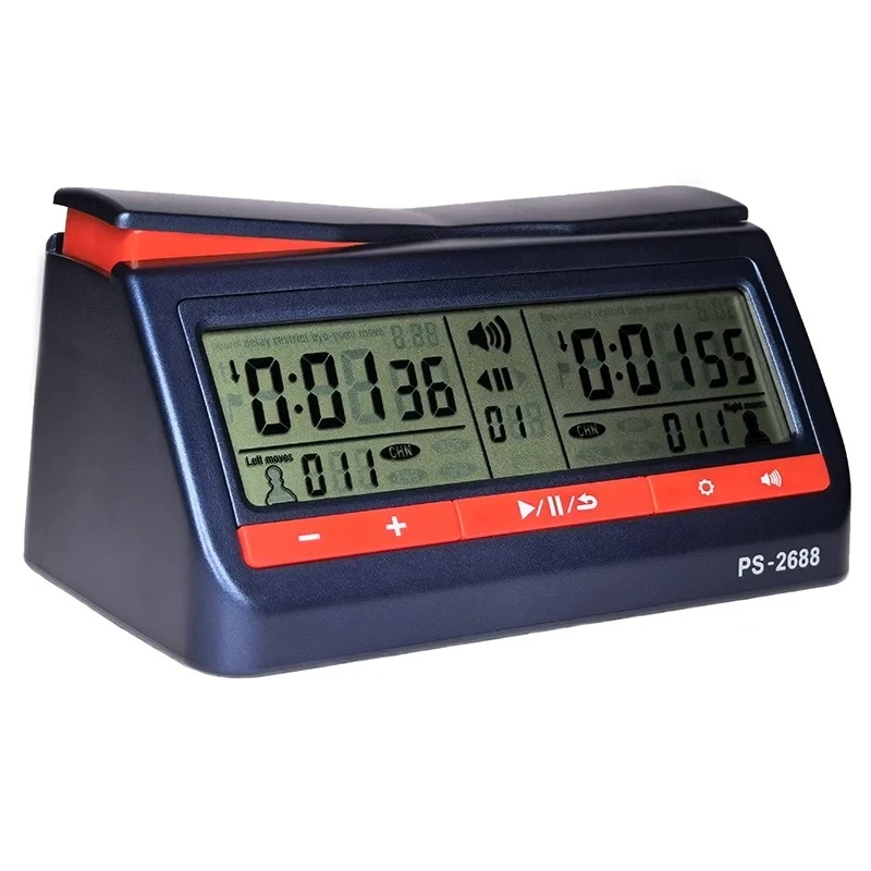 Professional Advanced Chess Digital Timer Game Clock Count Up Down Board PS-1688