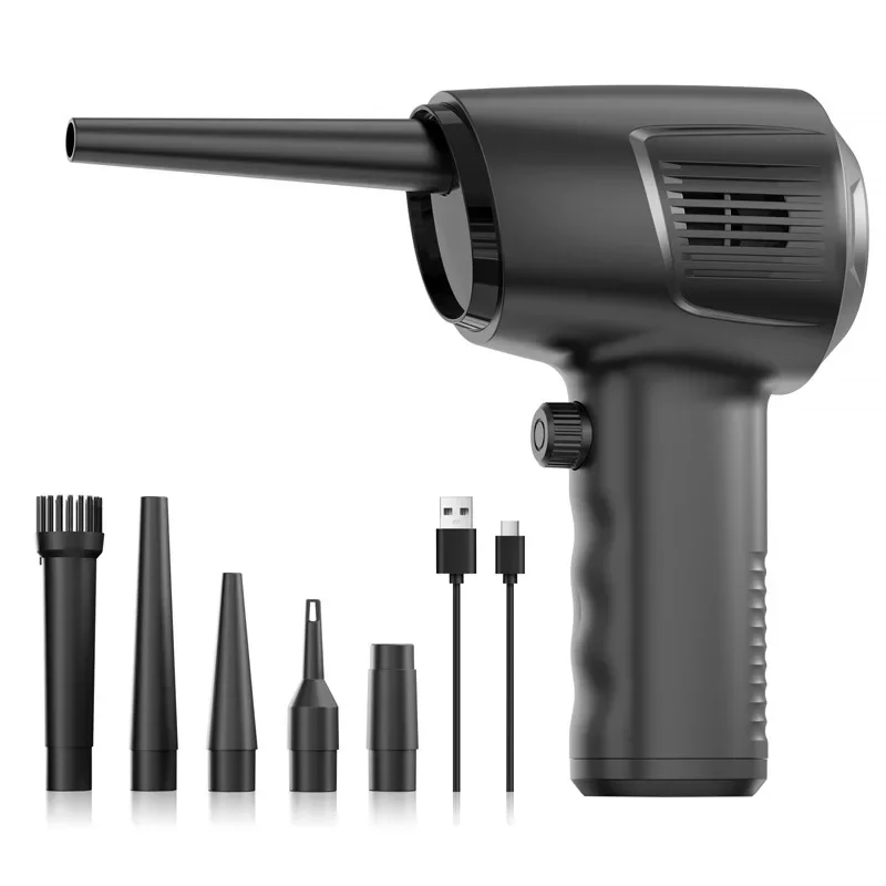 new Wireless Dust Blower Outdoor High-speed Hair Dryer Portable Dust Collector Keyboard Cleaning Handheld Vacuum Cleaner 16000Pa