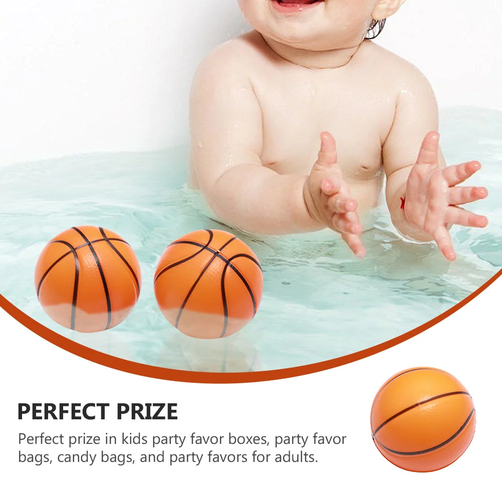 8 pezzi di palline in spugna da basket, giocattoli relax, palline antistress in PU per bambini, palline da basket in schiuma