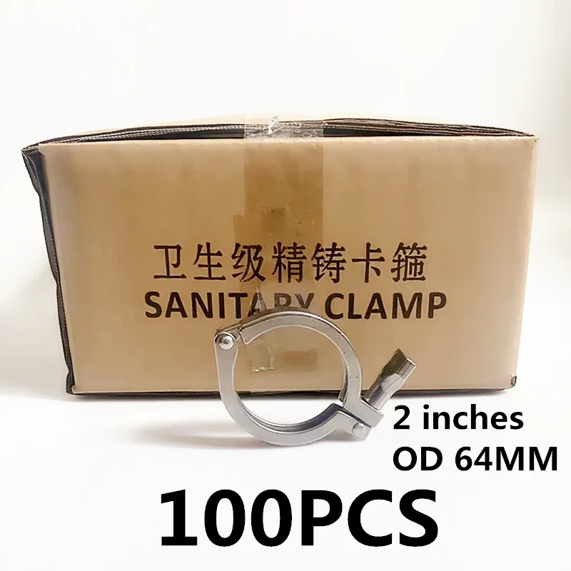 Imagem -02 - Tri Braçadeiras de Trevo para Virola Ss304 15 100 Pcs Aço Inoxidável