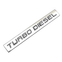 3d Chrome Metal Rear Trunk Car Badge Logo Turbo Diesel Emblem Sticker RAM 2500 Body Decal Adhesive Stickers Accessories