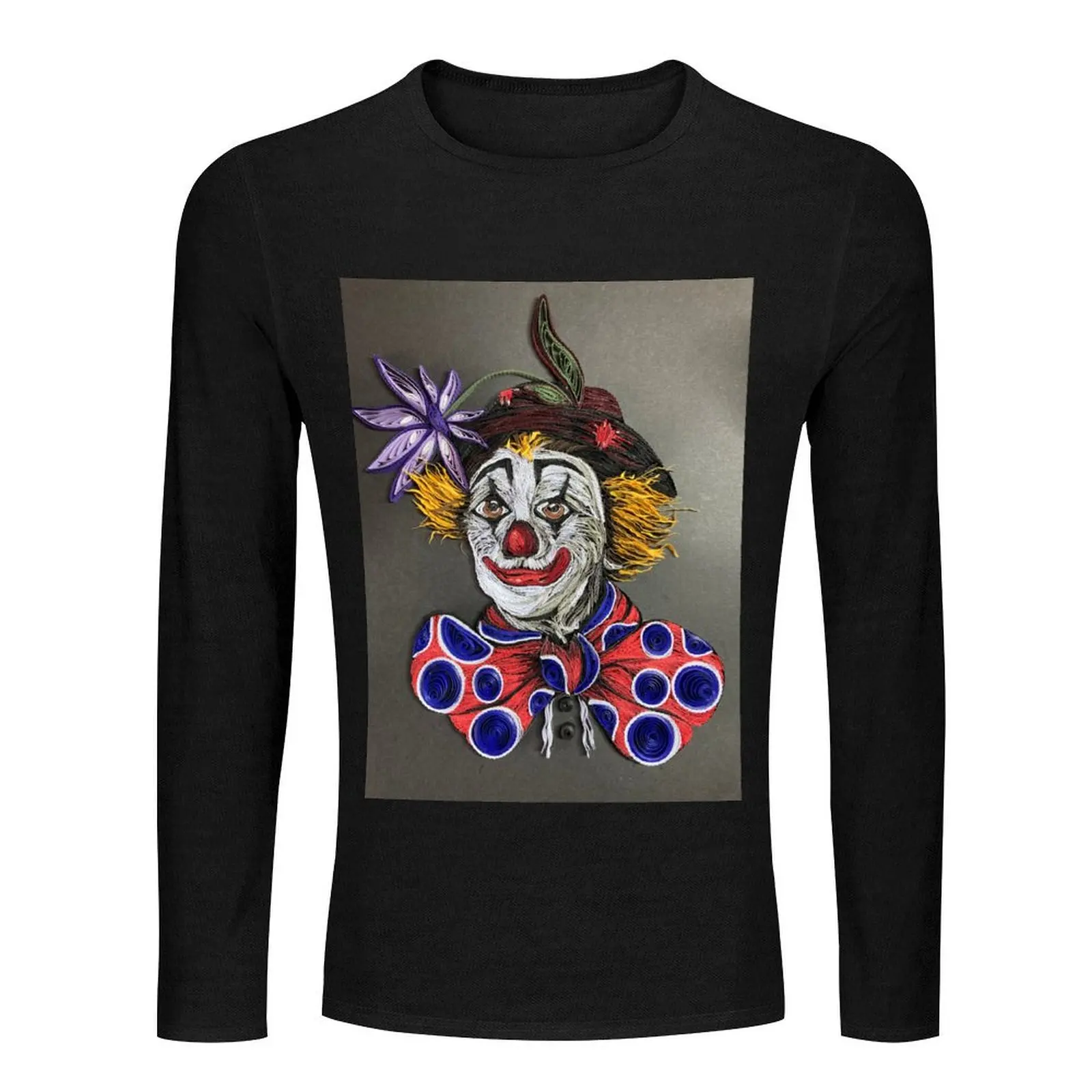 Clown Long T-Shirt graphic t shirt workout shirts for men