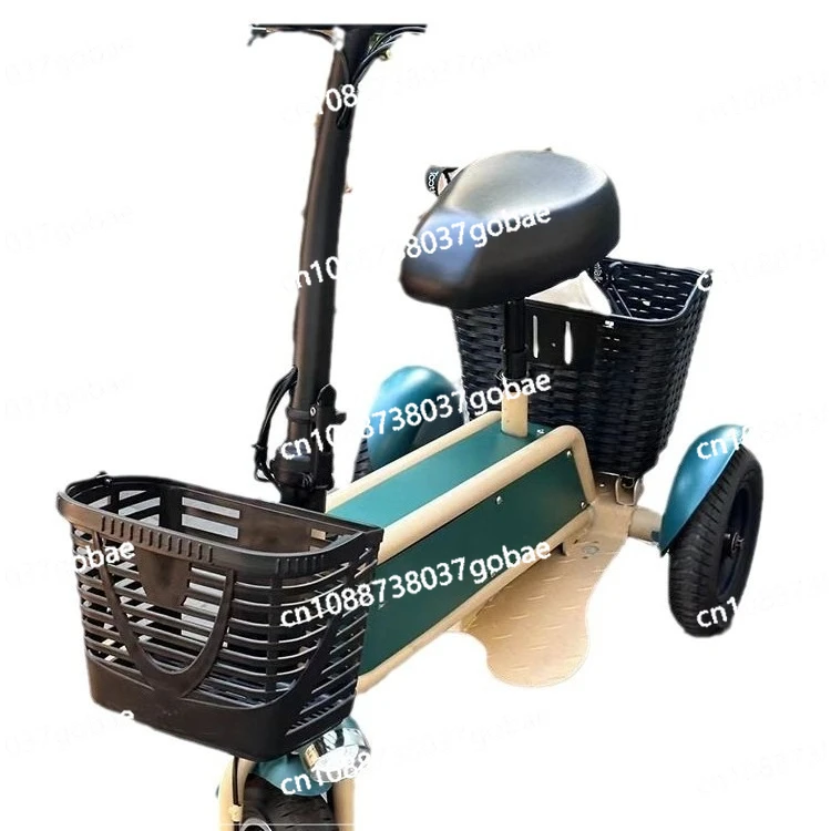 

Electric Tricycle Is Small, Cute, Lightweight, Online Transportation, Recreational Vehicle for Household Adults, Foldable