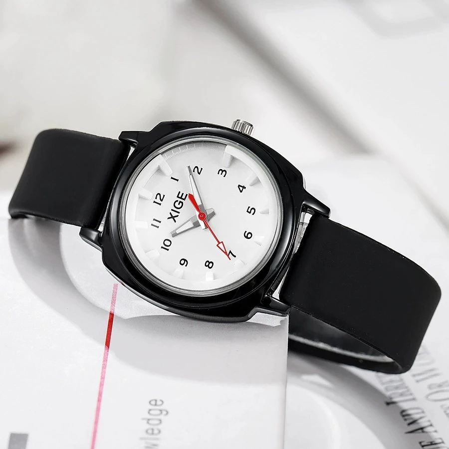 New Fashion Students Silicone Watch Woman Jelly Quartz Watches For Children Gifts Reloj Mujer Ladies Wrist Watch Hot Kids Clock
