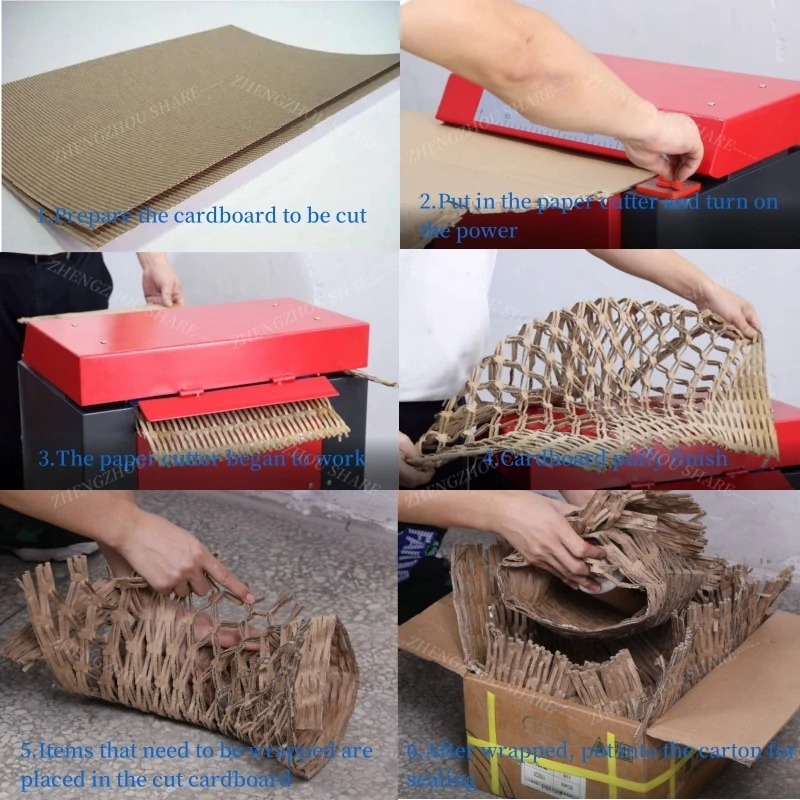 Industrial Packing Material Cardboard Shredder Machine Cardboard Shredder Shredding Machine for Paper Cardboard