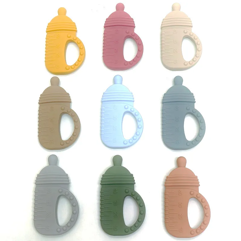 Baby teething stick silicone teethers toys bottle teethers baby teethers biteable toys