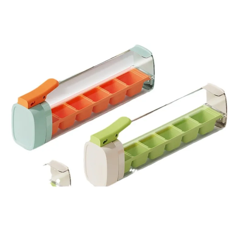 Home creative self-made small single-hand press ice grid network red simple 6 grid refrigerator ice cube mold
