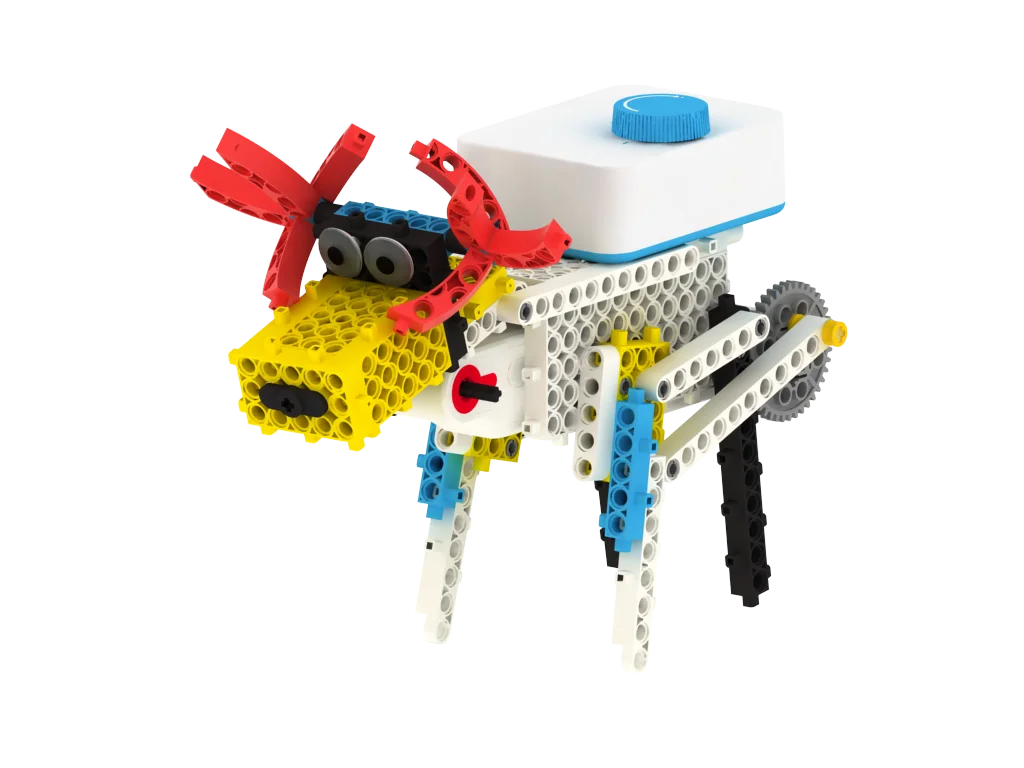 Safe ABS Compatible Robot Kit DR.EM Kindergarten STEM Educational Toys For 3-6 Kids Science Engineering DIY Animal World