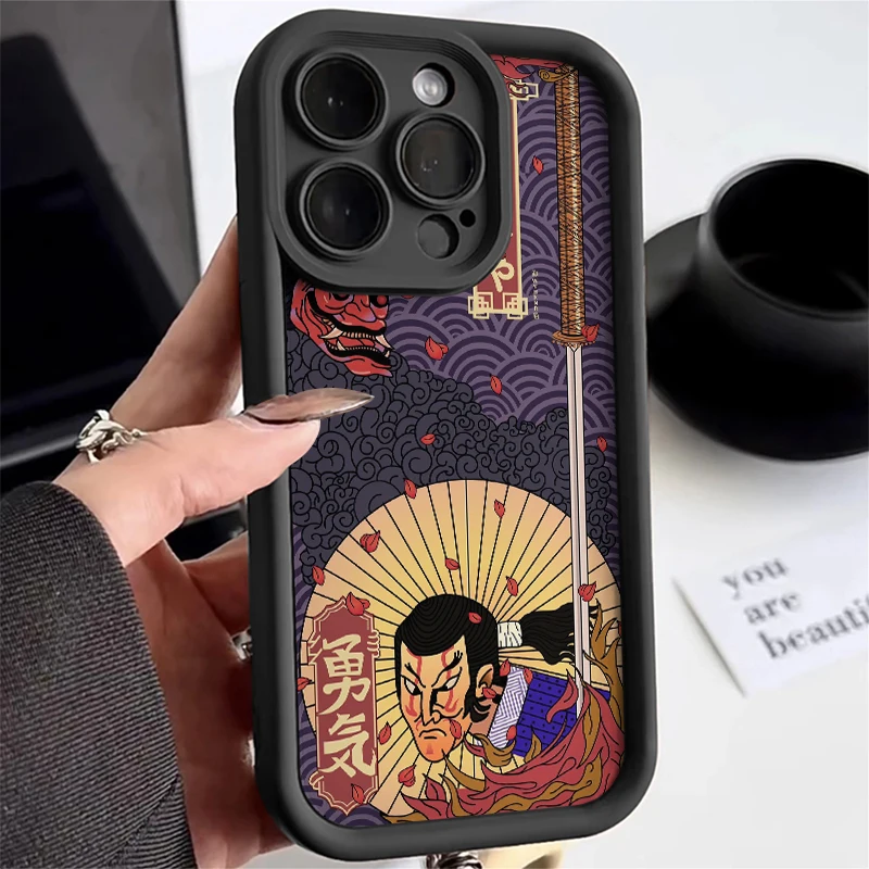 Hot Very Intellectual Disability Japan Warrior phone Case For IPhone 16 15 Promax 11 12 13 14 PRO Xs Xr 7 8 Plus SB Japan Cover