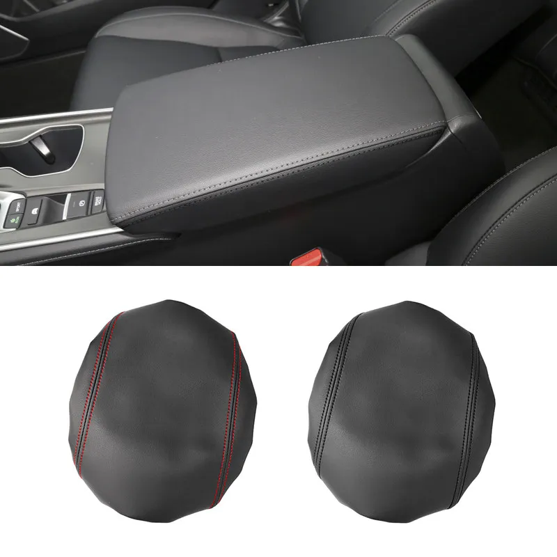 

For Honda Accord 10th Gen 2018 2019 Microfiber Leather Car Interior Center Control Armrest Box Protective Cover Trim