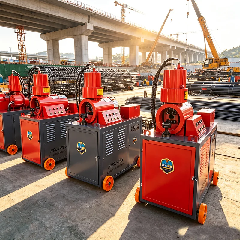 Rebar End Upset Forging Machine Hydraulic Rebar Upsetter For Reinforcing Bar Coupler Manufacturing