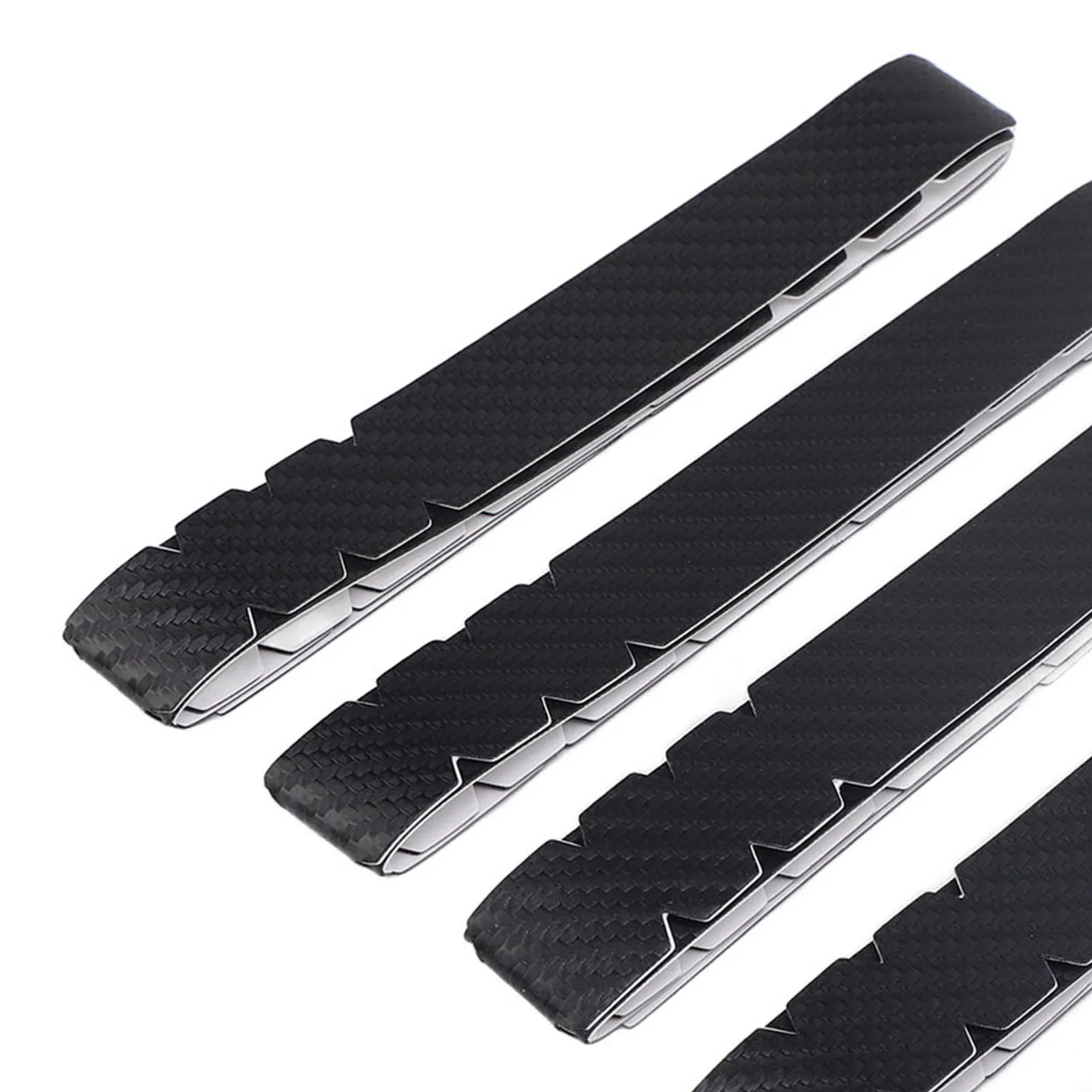 5PCS Pickleball Paddle Edge Tape 21mm PU Serrated Pickleball Paddle Head Frame Protector Edge Guard Fit Perfectly Curved Edges