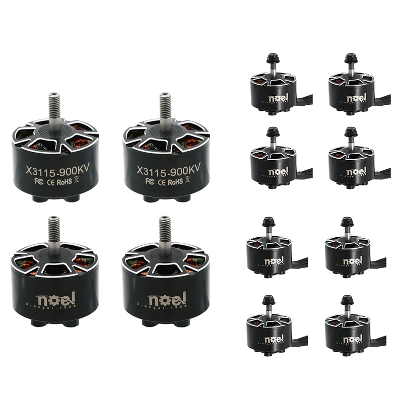 Moteur sans balais X3115 pour importateur de course FPV RC multirotor 6S, accessoires de bricolage, 4 pièces