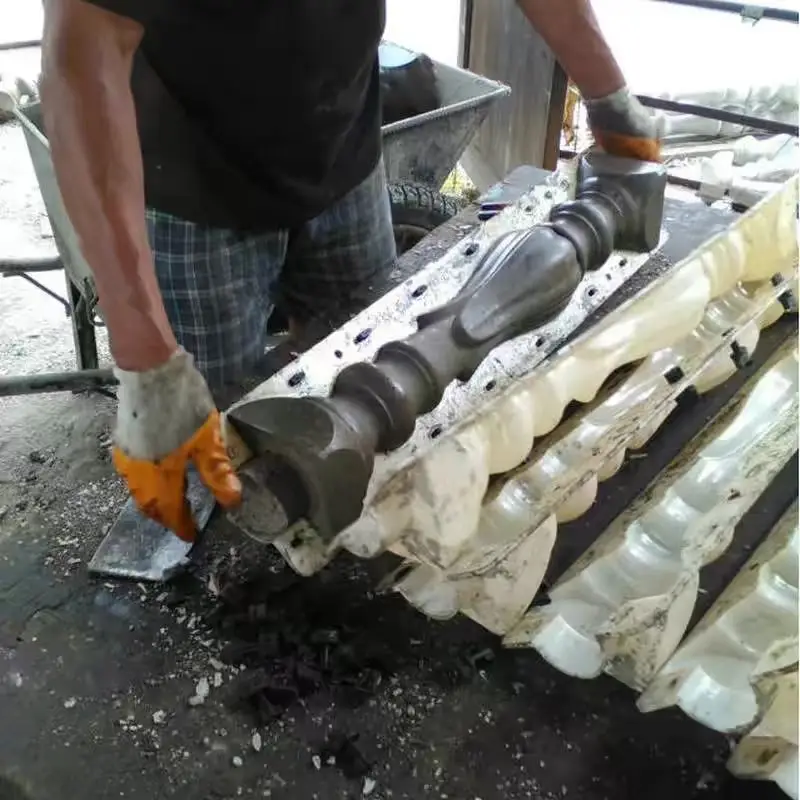 Prefabricated Railing Roman Column Mold Height 40Cm Vase Column Abs Balcony Railing Model European Style Building Fence