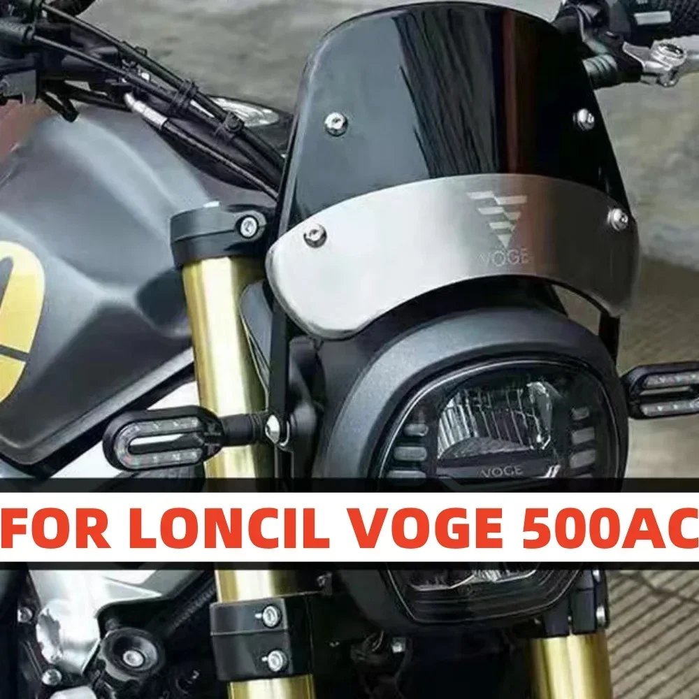 

Voge 500Ac Motorcycle Retro Style Windshield Apply for Loncin Voge 500Ac 500 Ac