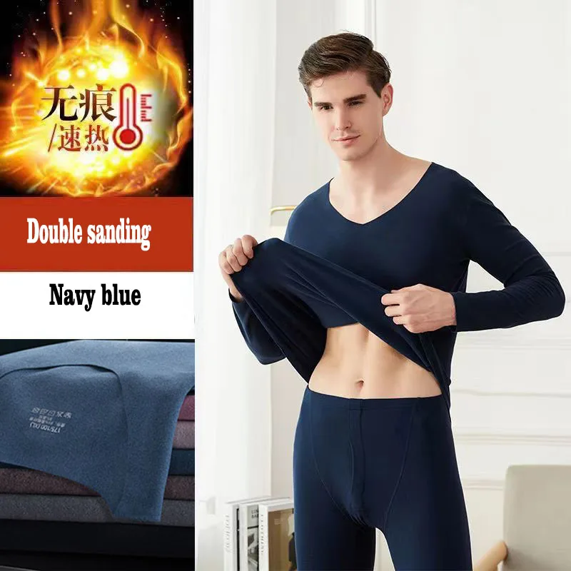 Thermal Underwear for Women Men - 2 Pack Sets Ultra Soft Long Pajama Set-Warm Base Layers with Fleece Lined for Cold Weather