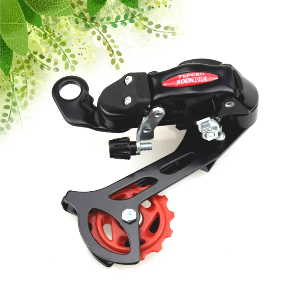 

7 Aluminum Alloy Rear Derailleur Hanger Extender for Bike (Black) Rear Extender Bike Frame Tail Hook