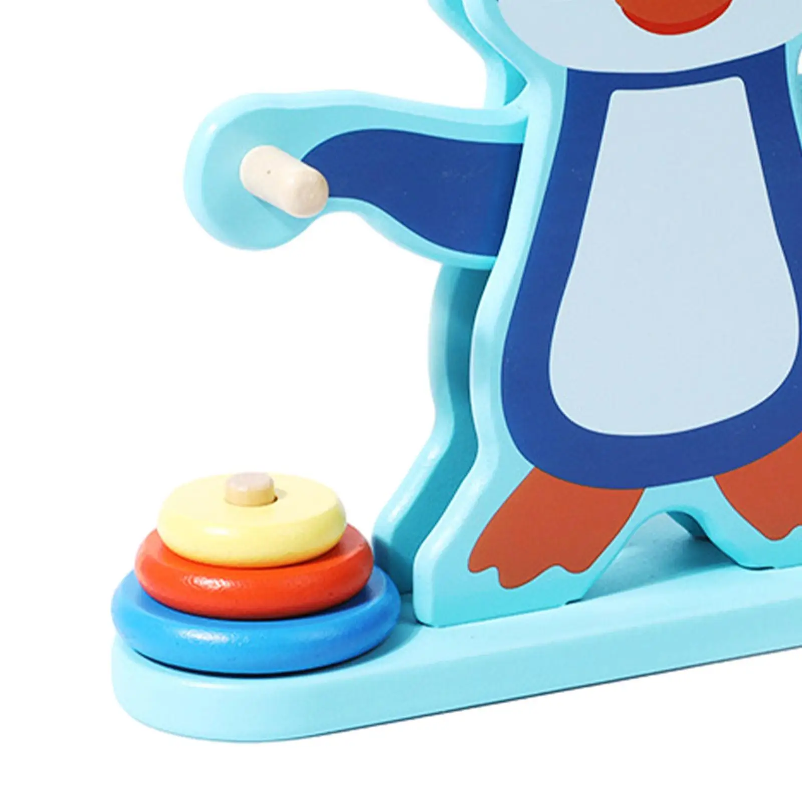 Wood Penguin Balance Toy Balance Blocks for Preschool Boys Girls Children