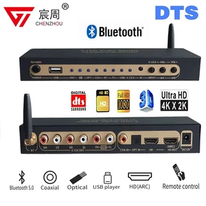 HDMI 5.1 Decodificador Conversor De Áudio DAC DTS AC3 FLAC PCUSB APE 4K * 2K HDMI para HDMI Extrator Conversor Splitter Digital SPDIF ARC HDMI 5.1 Audio Converter Decoder DAC DTS AC3 FLAC PCUSB APE 4K*2K HDMI to HDMI E 10 principais vendas conversor dante de áudio - №9