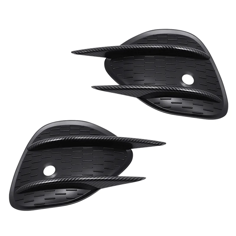 

1Pair Front Bumper Air Knife Fog Lamp Trim Cover For Mercedes Benz GLC Class X253 2023-2024 Lip Spoiler Grille Accessories B