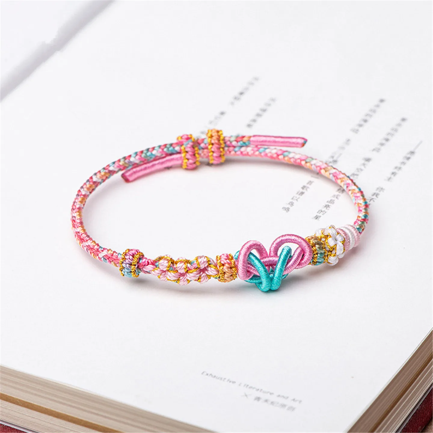 

Material to Make Bracelets Pink Jewelry Wire Hand-woven Rope for Jewelry Diy Bracelets Contrast Color Jewelry Making Accessories
