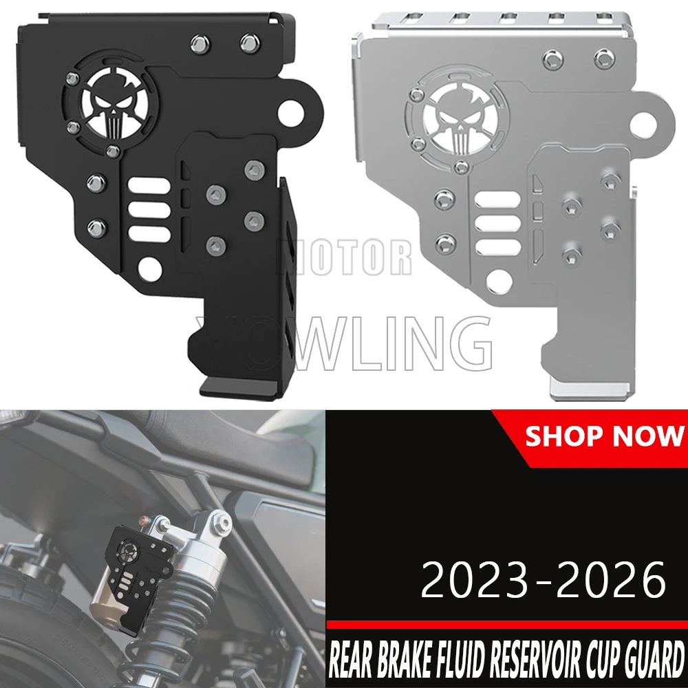 

Motorcycle Rear Brake Fluid Reservoir Cup guard For Benda Napoleonbob 250/450/500 Rock250 Chinchilla 450/500 2023 2024 2025 2026
