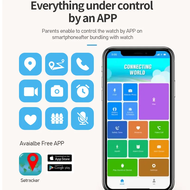 Getfitsoo 4G Astuto Della Vigilanza Per I Bambini Videochiamata GPS WiFi Anti Tracker 900mAh Grande Batteria Chiamata SOS Macchina Fotografica Per Bambini Smartwatch