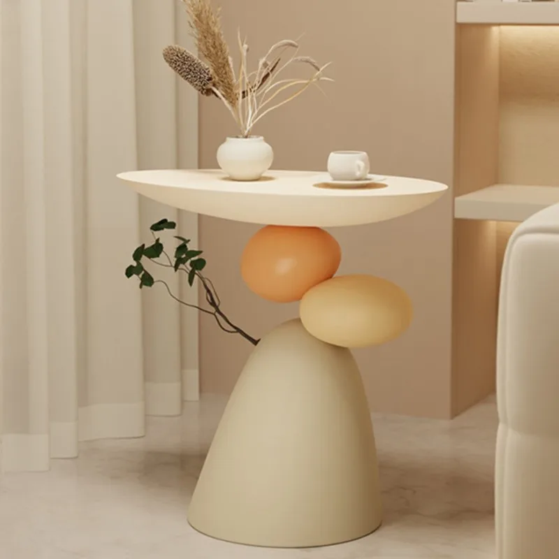 Casual Style Table Can Be Used As A Living Room Small Unit Cream Style Light Luxury Table High-end Sofa Practical Side Table