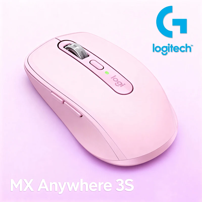 

Logitech MX Anywhere 3S Wireless Mouse - High Precision, Multi-Device Sync, Silent Click, Rechargeable Battery for Laptop/PC/Mac