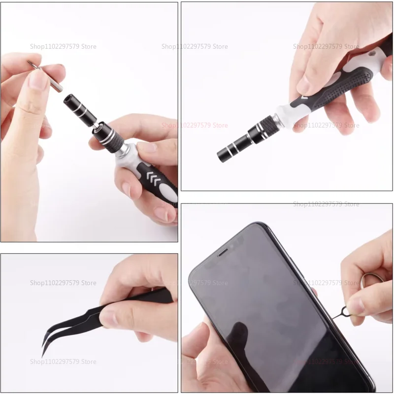 115 في 1 طقم مفك برغي احترافي للكمبيوتر المحمول والهاتف أدوات إصلاح معزولة طقم تصليح يدوي منزلي #3